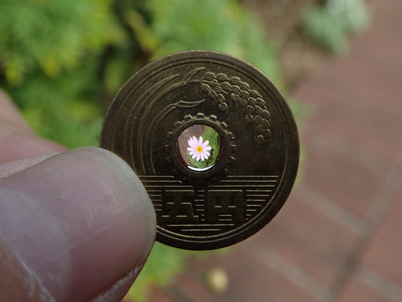 水滴改造五元硬币镜头