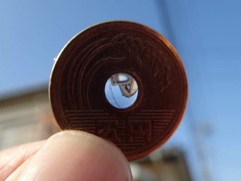 水滴改造五元硬币镜头状态图