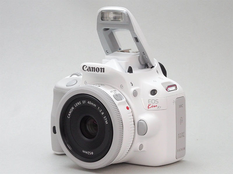 白色版佳能EOS 100D(kiss X7)真机图赏