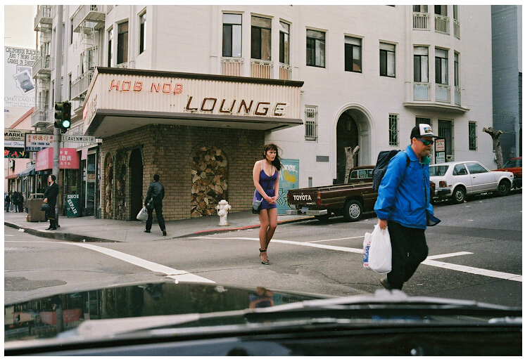 旧金山的街头，太凌乱