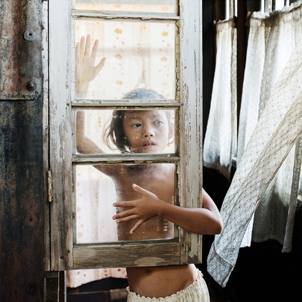 印度母系氏族部落梅加拉亚邦的女童 印度母系氏族部落梅加拉亚邦的女童