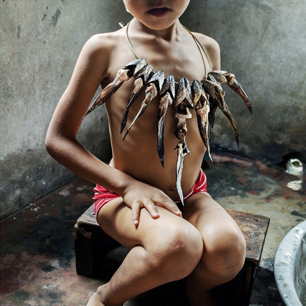 印度母系氏族部落梅加拉亚邦的女童 印度母系氏族部落梅加拉亚邦的女童