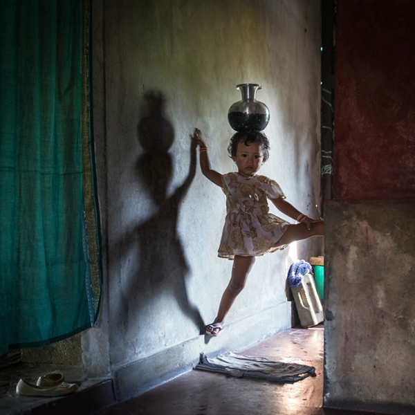 印度母系氏族部落梅加拉亚邦的女童 印度母系氏族部落梅加拉亚邦的女童