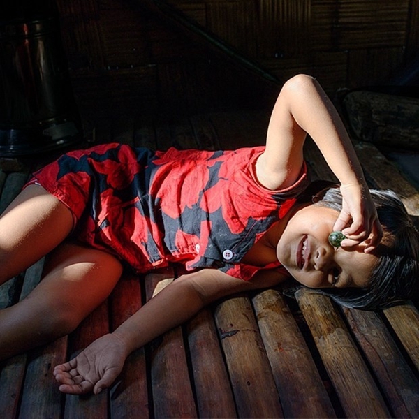 印度母系氏族部落梅加拉亚邦的女童 印度母系氏族部落梅加拉亚邦的女童