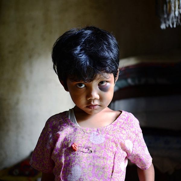 印度母系氏族部落梅加拉亚邦的女童 印度母系氏族部落梅加拉亚邦的女童