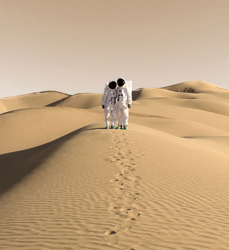 这对摄影师把恩爱秀到了火星 1