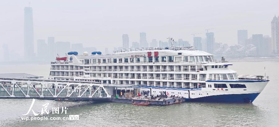 “蓝鲸”号游轮抵汉 援汉医疗救援队有了“江上客寓”