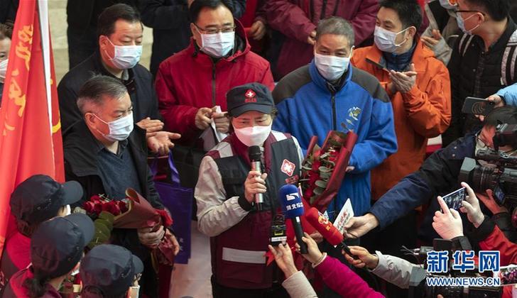 （聚焦疫情防控）（11）李兰娟院士医疗队返程