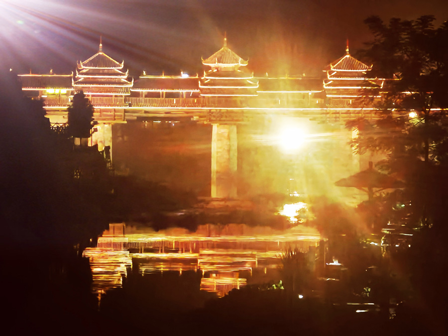 走进广西三江程阳永济风雨桥 走进广西三江程阳永济风雨桥