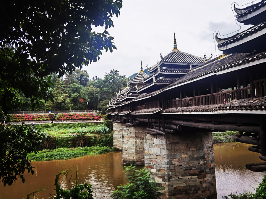走进广西三江程阳永济风雨桥 走进广西三江程阳永济风雨桥