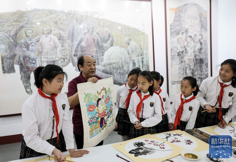 走进沂蒙画派研究院感受沂蒙精神 走进沂蒙画派研究院感受沂蒙精神