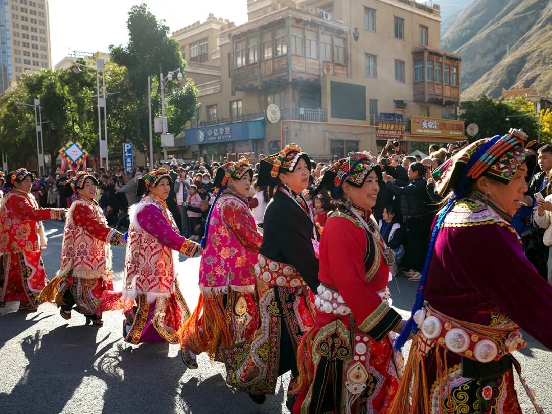 非遗巡游庆羌年 非遗巡游庆羌年