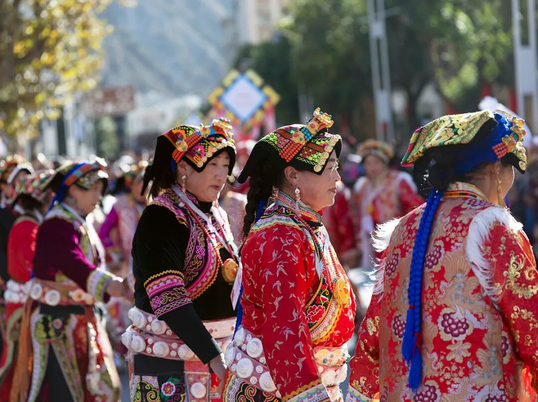 非遗巡游庆羌年 非遗巡游庆羌年