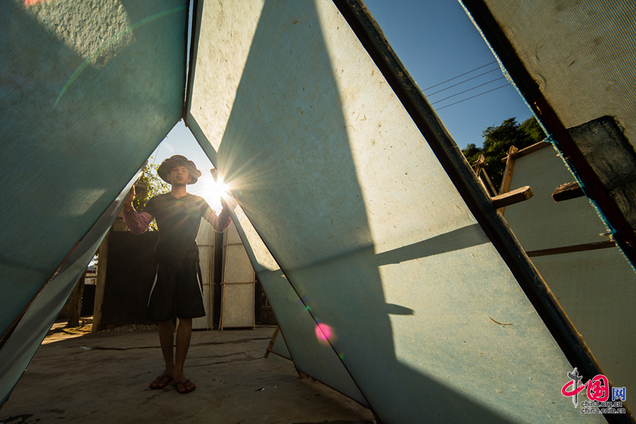 傣纸工艺:来自西双版纳的古老造纸术